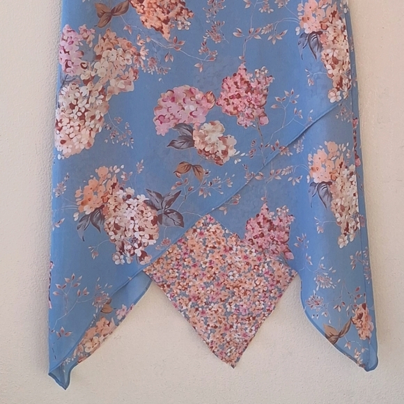 Chadwicks Floral Asymmetrical Pullover Women's Dress Size 8p - Picture 2 of 5